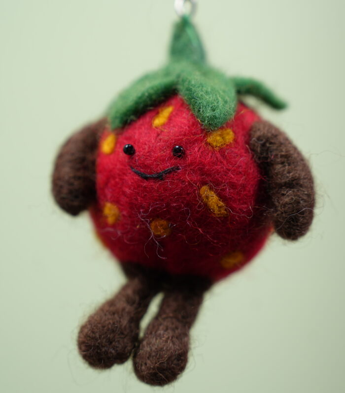 Fruit Felt Keychain