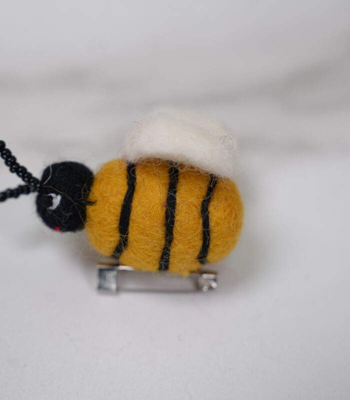 Bee Felt Brooches