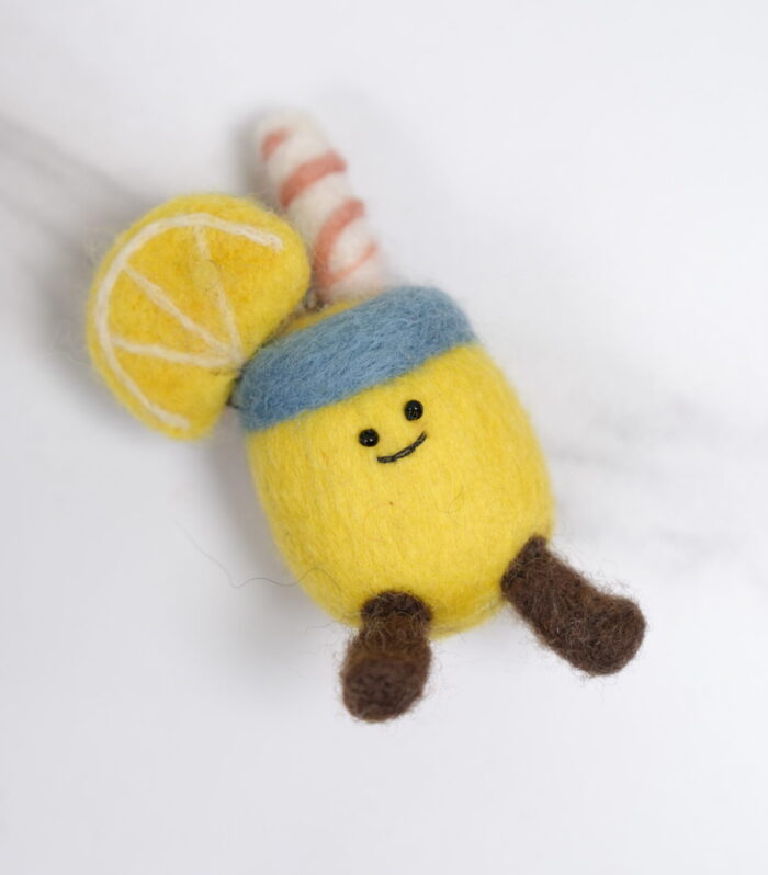 Felt Juice Keychain